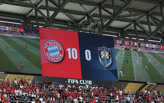 Bayern Munich tạo nên lịch sử tại Club World Cup với chiến thắng 10-0 trước Auckland City
